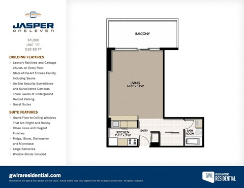 11020 Jasper Ave. Studio-2 Beds Apartment for Rent - Photo Gallery 20